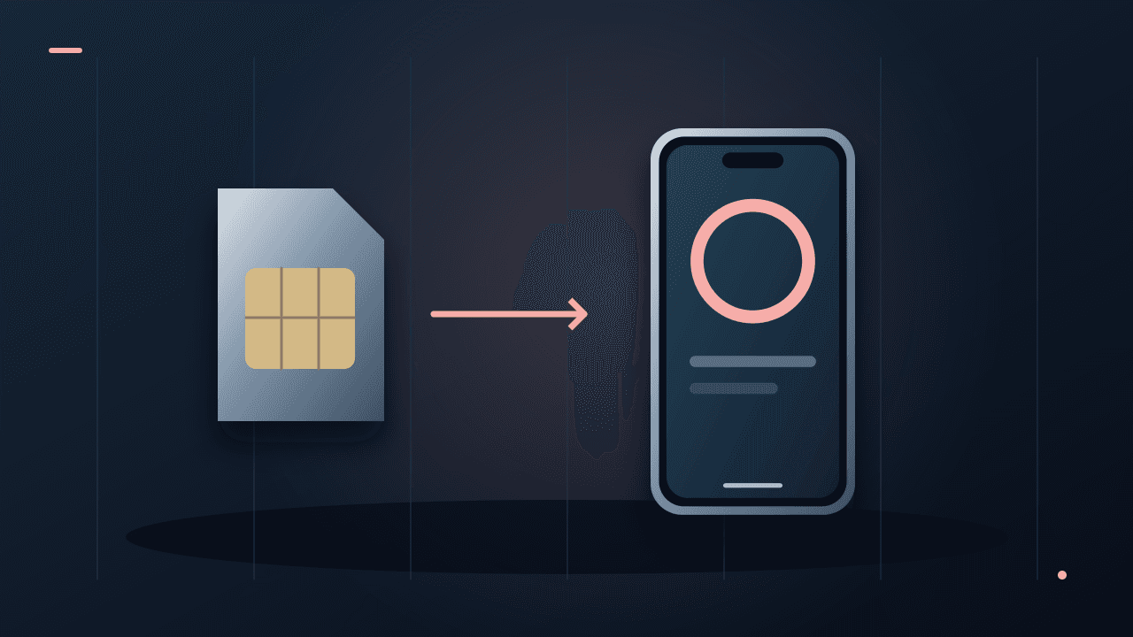 Original editorial illustration for eSIM or Physical SIM? Check Travel and Phone Transfers First.
