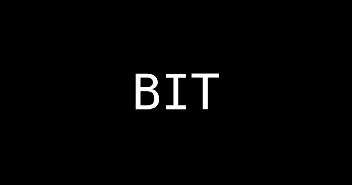 Bitchat app icon on a black background